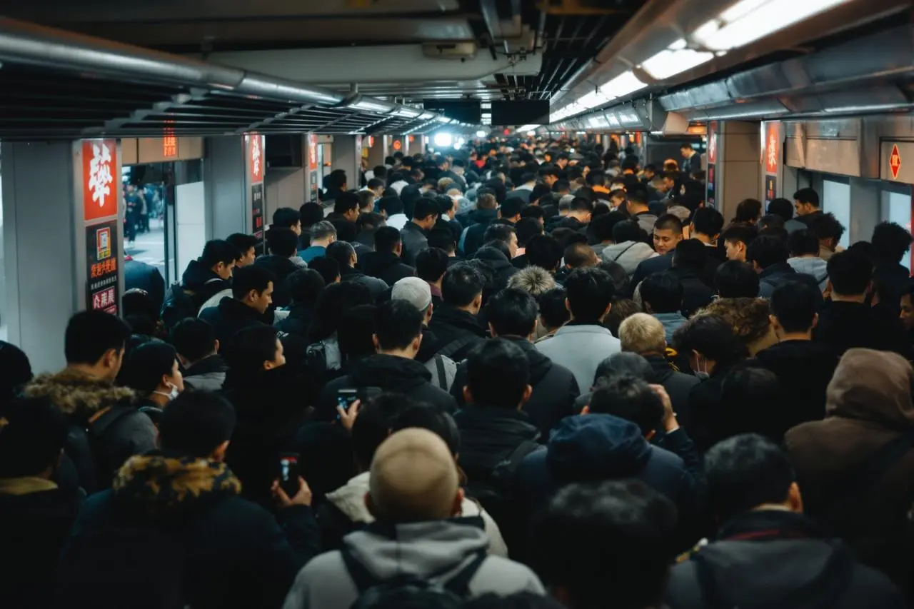 吃瓜吧 - 某市地铁早高峰突发故障，上班族集体迟到引发吐槽